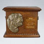 Hundeurne mit Emblem und Gravur Bordeauxdoggevur Afghane