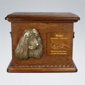 Hundeurne mit Emblem und Gravur Cocker Spaniel