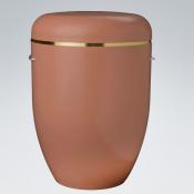 Urne Creative-Line Beigerot - Goldrand