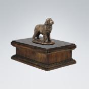 Hundeurne mit Bronze - Neufundländer