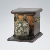 Hundeurne mit Bronze - Deutscher Schäferhund